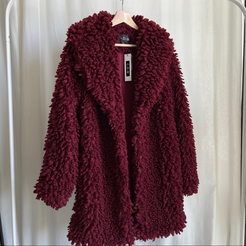 NWT Faux fur coat